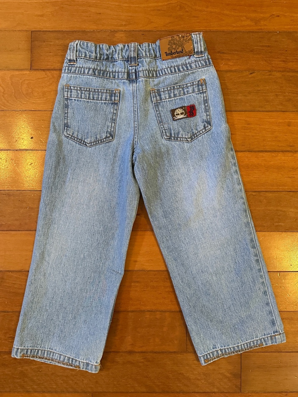 Timberland Light Blue Denim Jeans with Adjustable Waistband